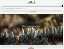 Tablet Screenshot of follyarboretum.hu